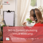 SEO and content marketing boot camp 1/2 day training from Marketing Nice Guys