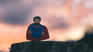 A picture of the not-so-average Superman. It's OK for marketers to embrace average during the holidays.