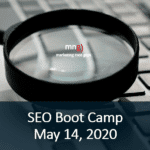 Our half-day SEO boot camp training is back. We're hosting another session on May 14, 2021.