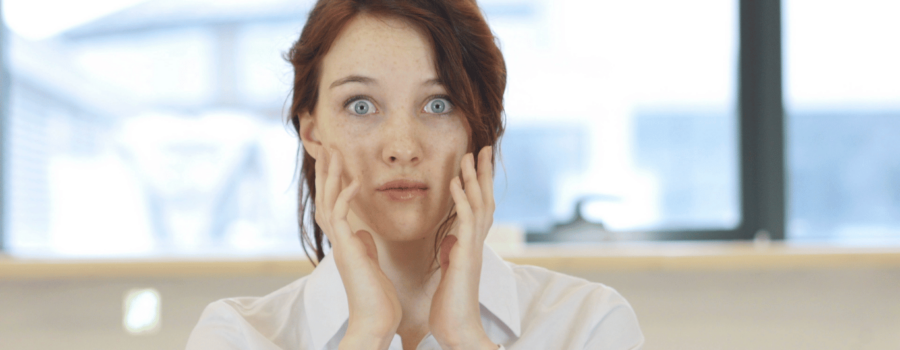 An image of that depicts a woman disappointed by her ad performance. We provide 5 ways to boost your ad performance.