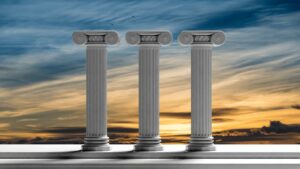 An image that represents the 3 pillars of marketing for small businesses.