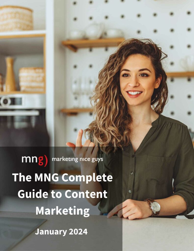 The Cover images of our MNG Complete Guide to Content Marketing