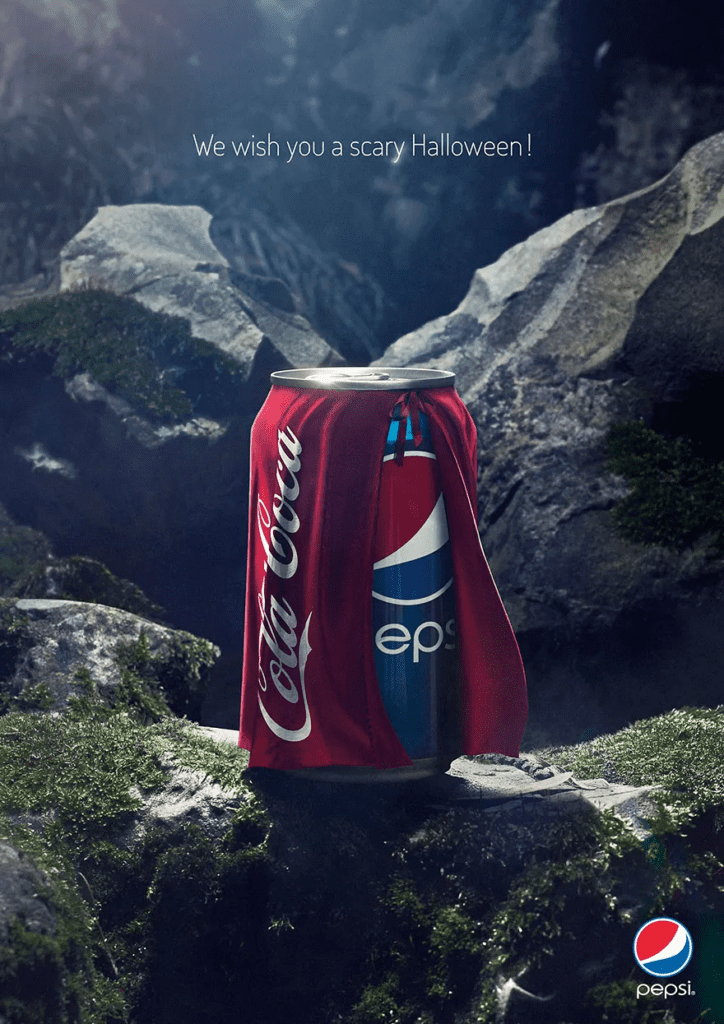 A funny Pepsi campaign that uses sarcasm at Coke's expense.